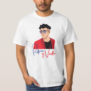 キューバモダンメンズパトリアVida Tシャツ
