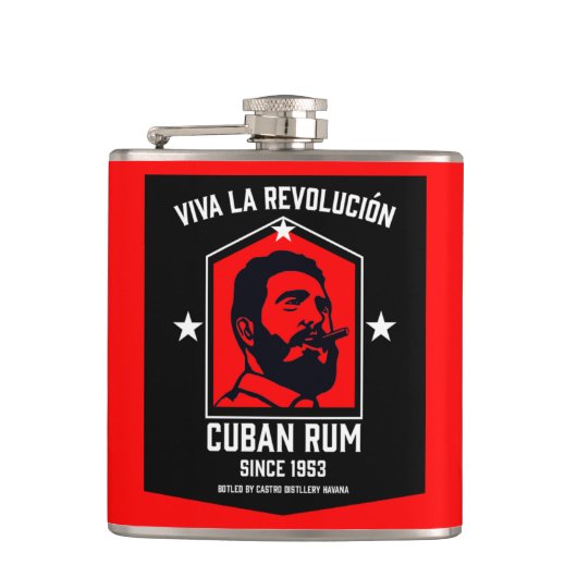 キューバライブラムドリンカーズ革命 フラスク (正面)
