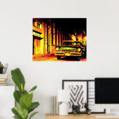 キューバヴィンテージ車 ポスター (ホームオフィス)