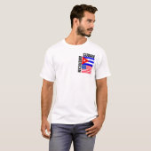 キューバ人アメリカのワイシャツ Tシャツ (正面フル)