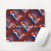 キューバ人アメリカの振る旗 マウスパッド (マウス)