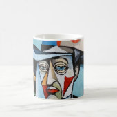 キューバ人男性ポートレートThinkerカップ コーヒーマグカップ (中央)