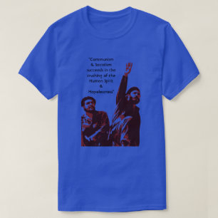 キューバ共産主義と社会主義男性用Tシャツ Tシャツ