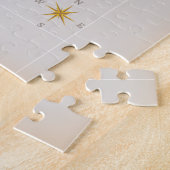 キューバ図解入りの、写真付きのの地図 ジグソーパズル (側面)