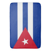 キューバ国旗のある大きなバスマット バスマット (正面縦)