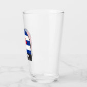 キューバ国旗のエンブレム動揺してヴィンテージ タンブラーグラス (左)