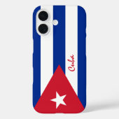 キューバ国旗のケース，キューバファッション/スポーツ Case-Mate iPhoneケース (裏面)