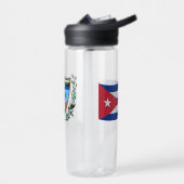 キューバ国旗のコート ウォーターボトル (左面)