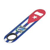 キューバ国旗のコート・オブ・アームズ スピード栓抜き (裏面アングル)