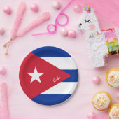 キューバ国旗のプレート、パーティー、スポーツ、キューバ ペーパープレート (パーティー)