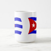キューバ国旗のマグカップ コーヒーマグカップ (中央)