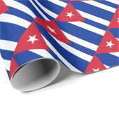 キューバ国旗のラッピング紙 ラッピングペーパー (ロールコーナー)