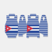 キューバ国旗の好意ボックス フェイバーボックス (折り畳みなし)