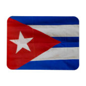 キューバ国旗の柔軟なフォトマグネット マグネット (横)