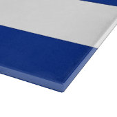 キューバ国旗を掲げたガラス板 カッティングボード (角)