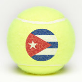 キューバ国旗を掲げた愛国的なテニスボール テニスボール (裏面)