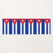 キューバ国旗を掲げた愛国的なヨガマット ヨガマット (裏面(横))