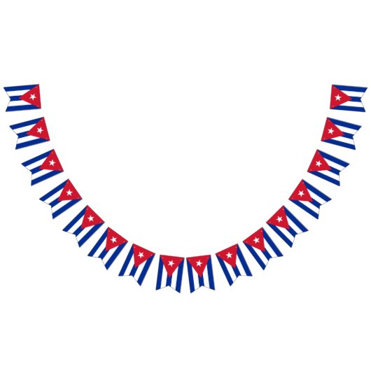 キューバ国旗掲示幕 バンティングフラッグ (全)