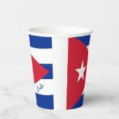キューバ国旗紙カップ&キューバパーティー/スポーツ 紙コップ (右)