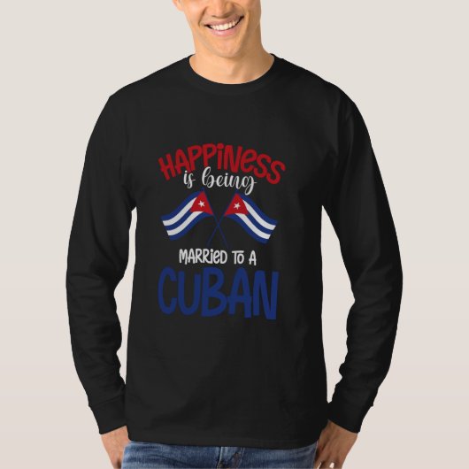 キューバ国旗2 Tシャツ (正面)