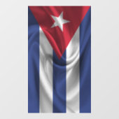 キューバ国旗 ウィンドウサイン (シート)