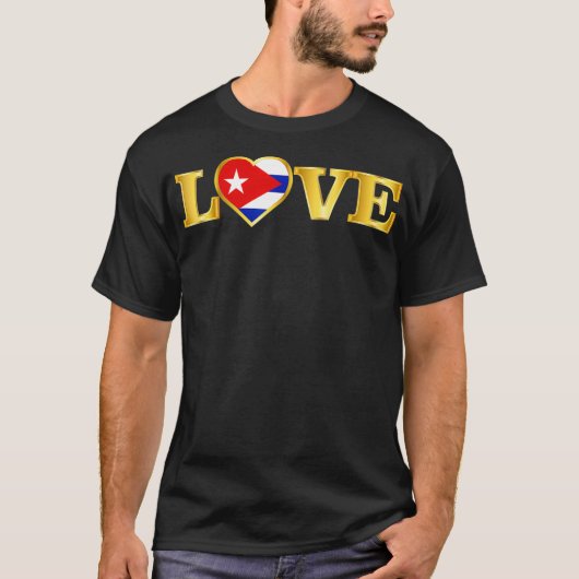 キューバ国旗 キューバ人 ユーモア キューバン プライド Tシャツ (正面)