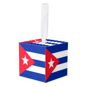 キューバ国旗 キューブオーナメント (正面アングル)