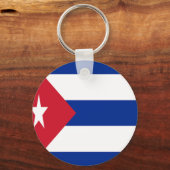 キューバ国旗 キーホルダー (正面)