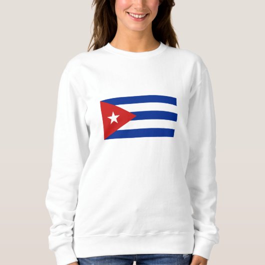 キューバ国旗 スウェットシャツ (正面)