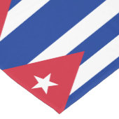 キューバ国旗&スポーツファンハウス装飾/キューバ ショートテーブルランナー (コーナー)
