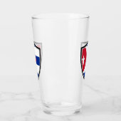 キューバ国旗 タンブラーグラス (左)
