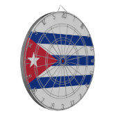 キューバ国旗 ダーツボード (正面左)