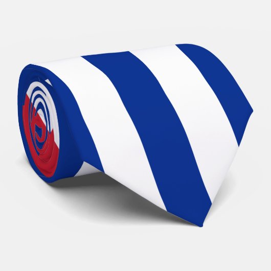 キューバ国旗 ネクタイ (ロール)