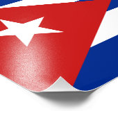 キューバ国旗 フォトプリント            (角)