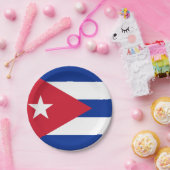 キューバ国旗 ペーパープレート (パーティー)