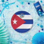 キューバ国旗   ペーパープレート (パーティー)