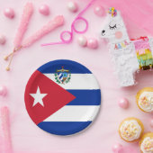 キューバ国旗   ペーパープレート (パーティー)