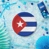 キューバ国旗 ペーパープレート (パーティー)