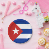 キューバ国旗 ペーパープレート (パーティー)