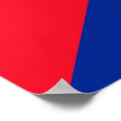 キューバ国旗 ポスター (角)