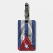 キューバ国旗 ラゲッジタグ (裏面縦)