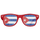 キューバ国旗 レトロサングラス (正面)