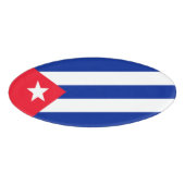 キューバ国旗 名札 (正面)