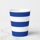 キューバ国旗 紙コップ (左)