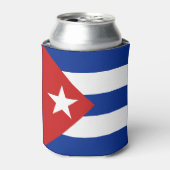 キューバ国旗 缶クーラー (缶正面)