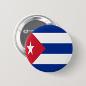 キューバ国旗 缶バッジ (正面&裏面)