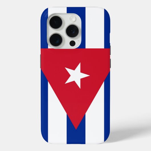 キューバ国旗、Apple iPhone 15 Pro Case-Mate iPhoneケース (裏面)