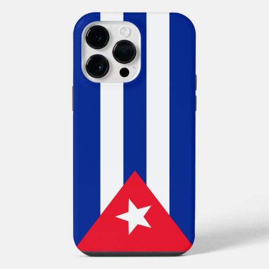キューバ国旗 iPhoneケース (裏面)
