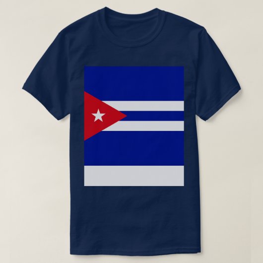 キューバ国旗 Tシャツ (デザイン正面)