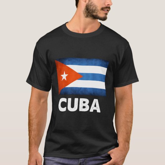 キューバ国旗 Tシャツ (正面)